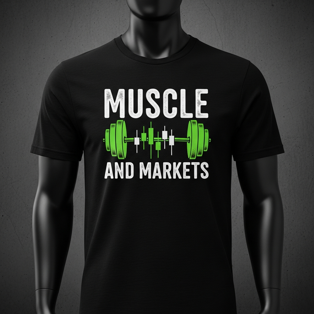Muscle & Markets tee — men's
