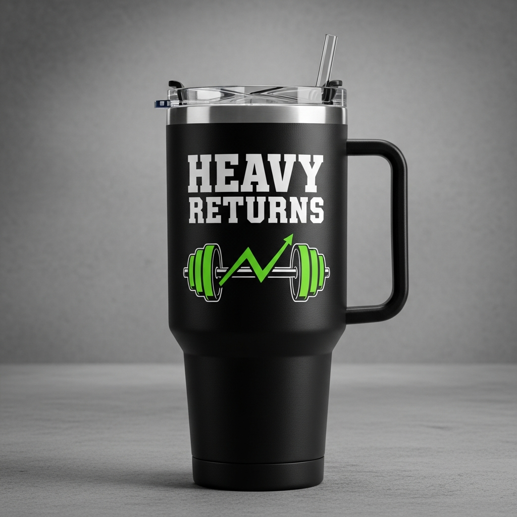 Heavy Returns 40oz Tumbler — matte black